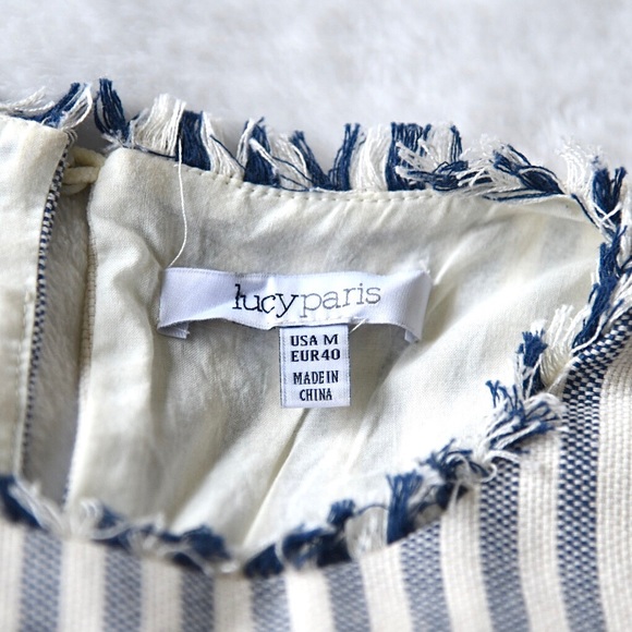 Lucy Paris Pinstripe Shift Dress - Picture 8 of 9